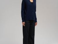 Кардиган свободного кроя с шерстью