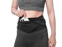 Универсальный держатель смартфона на пояс Bone Run Tie Belt 4.0&quot;-7.2&quot; (черный L)