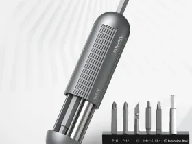 Набор отверток Xiaomi ATuMan Duka Xmini Pocket Screwdriver Kit 9 в1 (серый)