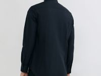 Рубашка с острым воротником, Черный