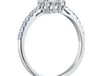 Кольцо из белого золота с бриллиантами э0901кц08184700