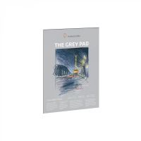 Альбом-склейка для набросков Hahnem?hle "The Grey Pad" A4 30 л 120 г, светло-серый