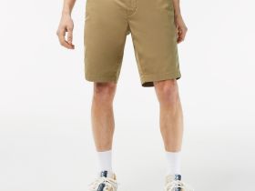 Мужские шорты Lacoste приталенного кроя из эластичного хлопка