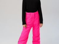 Брюки текстильные с полиуретановым покрытием для девочек