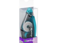 Корректирующая лента Berlingo "Neon" 5мм*10м, аквамарин, PET бокс, европодвес