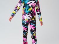 Термокомплект трикот. для девочек: фуфайка (футболка) с длин. рук, брюки для эпизод. использования