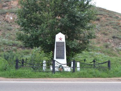 Памятник 12-ти партизанам, павшим в борьбе за власть Советов в январе 1920 г.