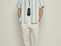 Рубашка с коротким рукавом из хлопка