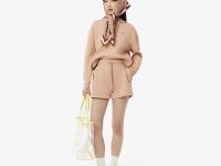 Женская толстовка Lacoste Loose Fit с капюшоном