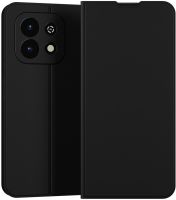Чехол-книжка Krutoff Magnet для HUAWEI Nova Y74 Чёрный