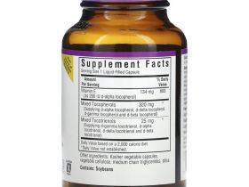 Bluebonnet Nutrition, Комплекс витамина Е, 60 капсул с жидкостью