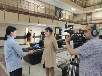 Съемочная группа НВК «Саха» снимает в алмазной столице сериал