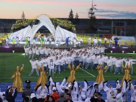 Игры начались. Зажжён огонь XXII Спартакиады по национальным видам спорта
