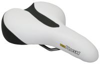 Седло Velo Comfort EndZone VL-6221 Plush с гелем повышенный комфорт (белый / черный)