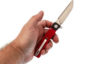 Складной нож Steelclaw "Гектор", сталь VG-10, рукоять G10, красный