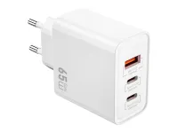 Сетевое зарядное устройство WIWU Essen 65W USB/2xUSB-C (Wi-G005) (белый)