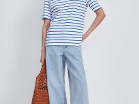 Футболка в полоску из хлопка