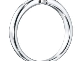 Обручальное кольцо из серебра э0612кц03150600