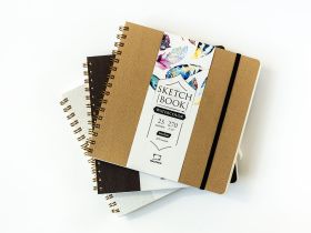 Скетчбук для акварели Малевичъ "Grey wood" Torchon 21х21 см 25 л 250 г