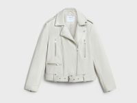 Куртка-косуха из искусственной кожи, Бежевый