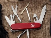 Нож перочинный Victorinox Super Tinker, сталь X55CrMo14, рукоять Cellidor®, красный