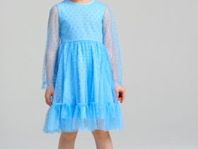 Платье трикотажное для девочек