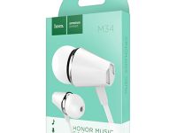 Проводная стерео-гарнитура Hoco M34 Honor Jack 3,5mm (белый)