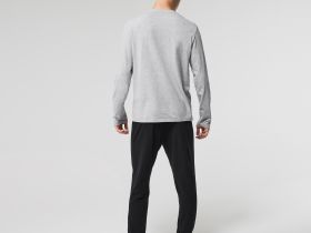 Мужская пижама Lacoste с логотипом (Футболка/ брюки)