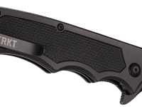 Складной нож CRKT 7050 Septimo, сталь 8Cr13MoV Black Oxide Finish Combo Edge, рукоять алюминий/резиновые вставки