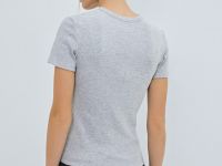Футболка в рубчик, Серый