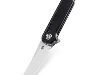 Нож складной Bestech Syntax, сталь 14C28N, рукоять G10, черный