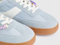 Кеды с обвесами для девочек, Голубой