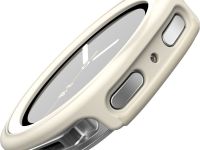 Чехол Araree Amy для Samsung Galaxy Watch 8/9, 44 мм, TPU+PC кремовый