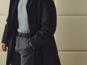 Удлинённая куртка с капюшоном, Черный