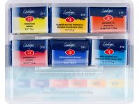 Набор акварели "Ладога" Учебный натюрморт 6 шт х 2,5 мл, в пластиковом коррексе