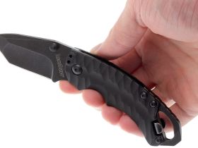 Нож складной KERSHAW Shuffle II, сталь 8Cr13MoV, рукоять термопластик GFN, черный