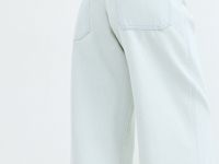 Широкие джинсы из плотного денима, Голубой