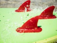 Плавник литой красный RED PADDLE iFin