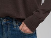 Джемпер полуприлегающего кроя из хлопка