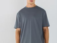 Футболка из мерсеризованного хлопка, Серый