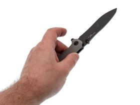 Туристический нож Mr.Blade Convair Gen.2 blackwash сталь D2, рукоять Grey G10