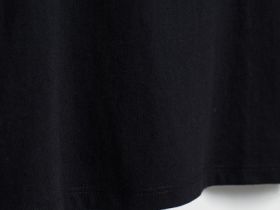 Футболка с принтом для девочек, Черный