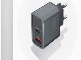 Зарядное устройство Red Line Pro XC-4 USB/USB-C 33 Вт Серое