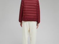 Стеганый пуховик с натуральным пухом