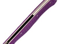 Складной нож Daggerr Toothpick BW, сталь 8Cr14MoV , рукоять фиолетовый FRN