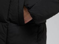 Пуховик с воротником-стойкой и съемным капюшоном