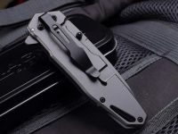 Складной нож Boker Screaming Skull, сталь 440А, рукоять нержавеющая сталь