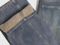 Объёмные джинсы Baggy для девочек, Серый