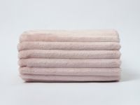 Плед Мягкая полоска/Soft strip, пудра