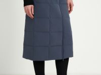 Утепленная юбка на молнии прямого силуэта